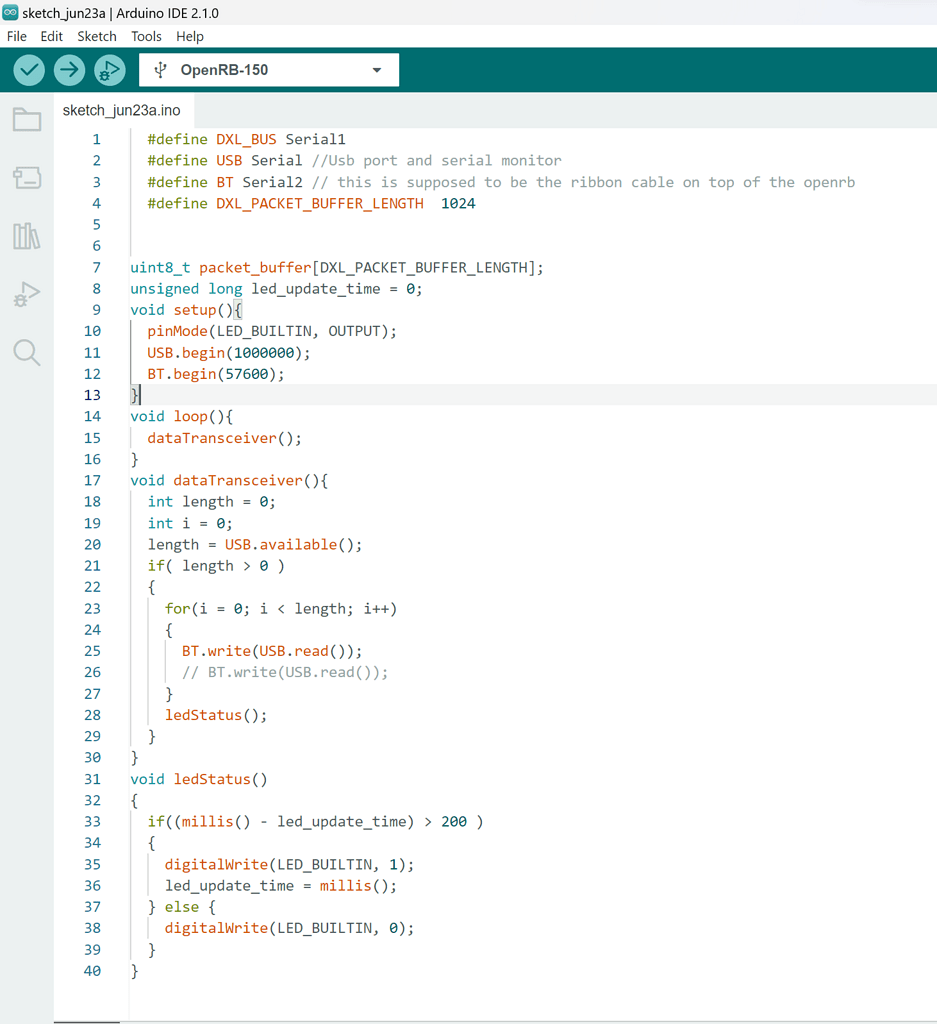 Serial2 on the OpenRB issues - Technical Support - ROBOTIS