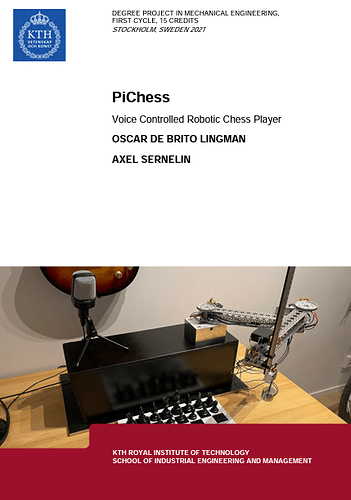 PiChess - voice controlled robotic chess player