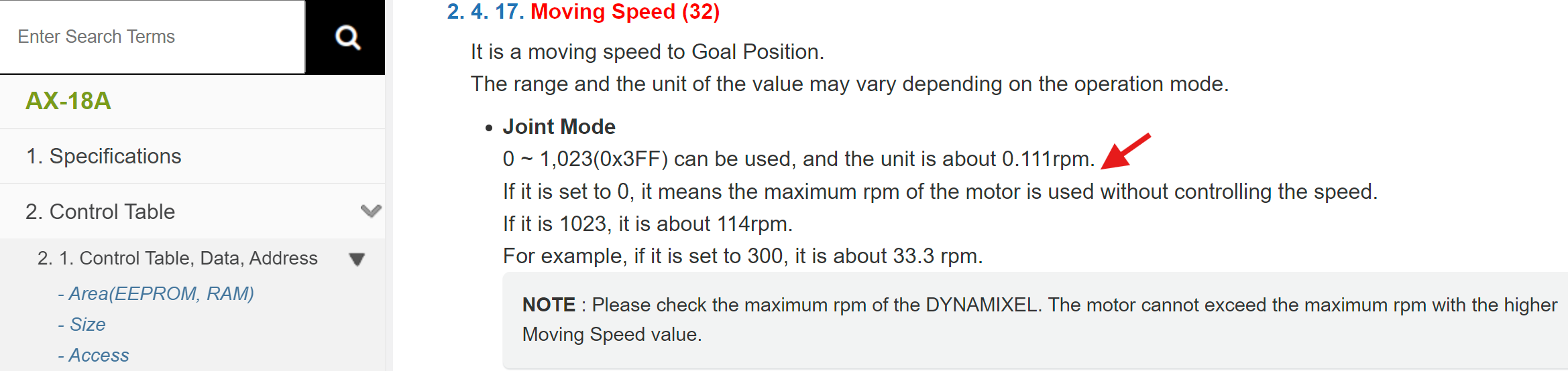 AX-18A_MovingSpeed